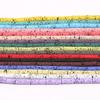 4x13mm Multicolor Rondelle Column Tube Lava Stone Loose Spacer Beads For Making Jewelry Handmade Diy Bracelet Craft
