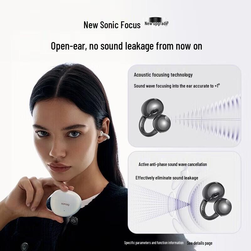 SANAG S7S Bone Conduction Ear Clip Bluetooth Headset