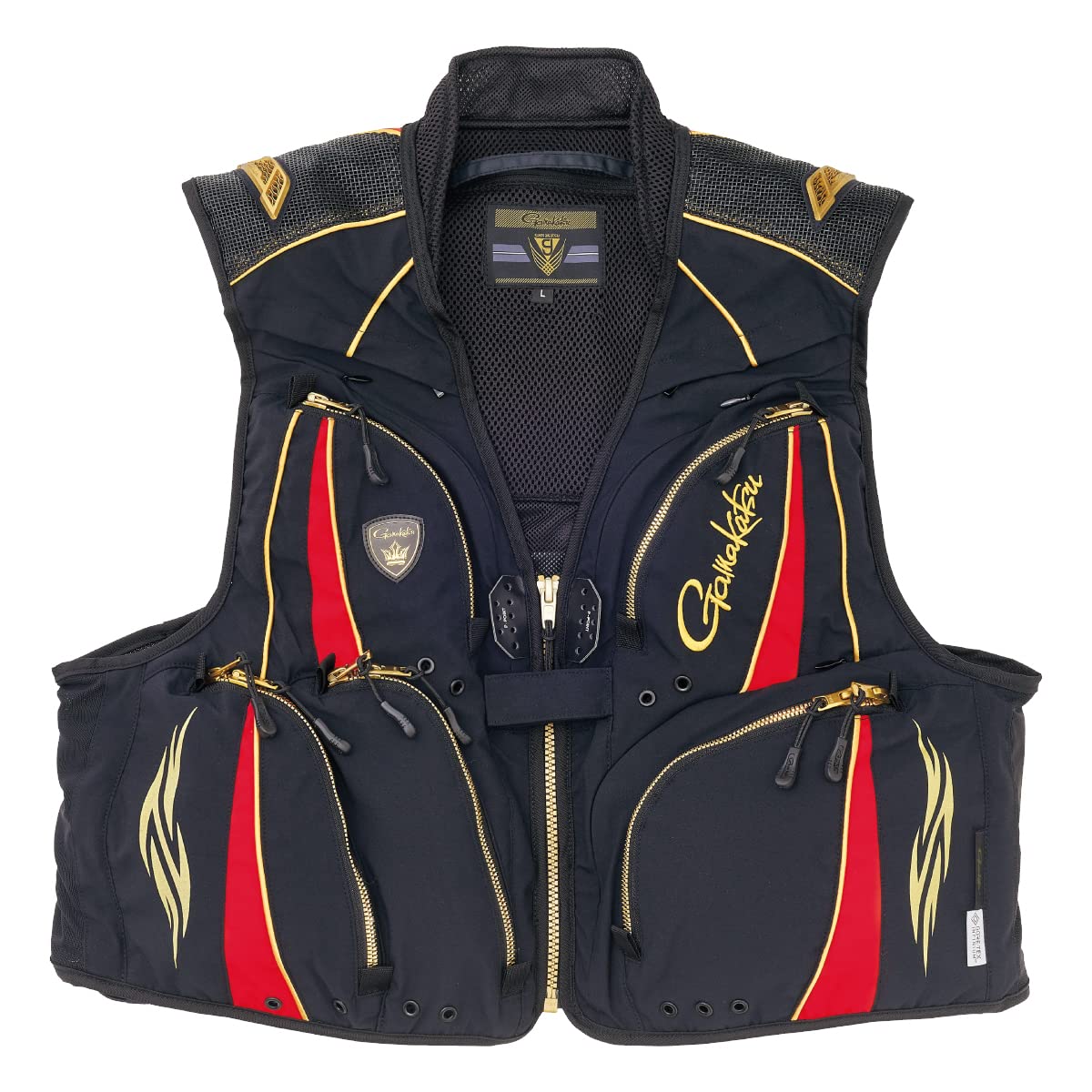 

Gamakatsu Infinium TM Ветрозащитный полусетчатый жилет GM2323 Черный LL Gore-Tex (р)