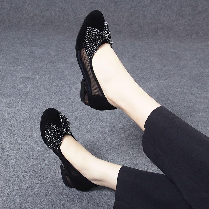 

Одиночная обувь женская новая летняя женская обувь дышащая сетчатая обувь женская обувь летние сандалии 35 чёрный