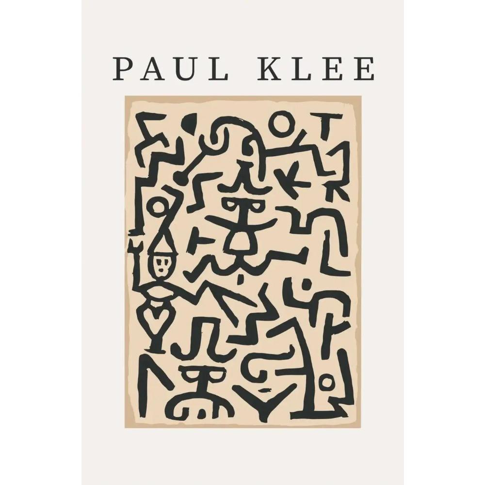 Modern Abstract Paul Klee Exhibition Posters Colorful Canvas Minimalist Canvas Painting Wall Pictures Art Home Living Room Decor