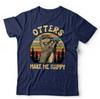 Otters Make Me Happy Tshirt Unisex Kids Wildlife Cute Furry Animals