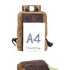 Men's Vintage Crazy Horse Leather Backpack