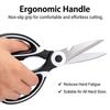 All In One Multipurpose Kitchen Scissors Heavy Duty Sharp Ergonomic Shears for Cooking Craft Office Home Daily Use