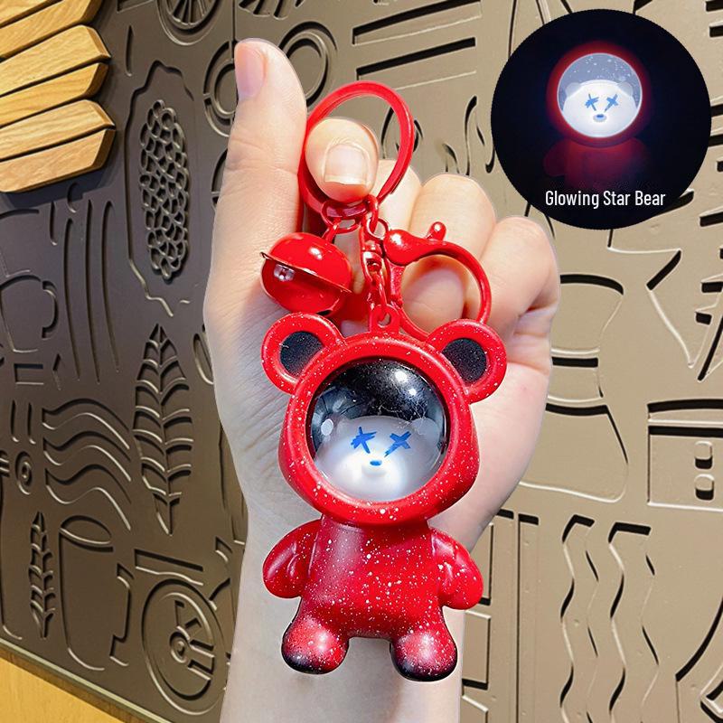 Brelok Miś Gwieździste Niebo 2024: Zmieniający kolor wisiorek dla par