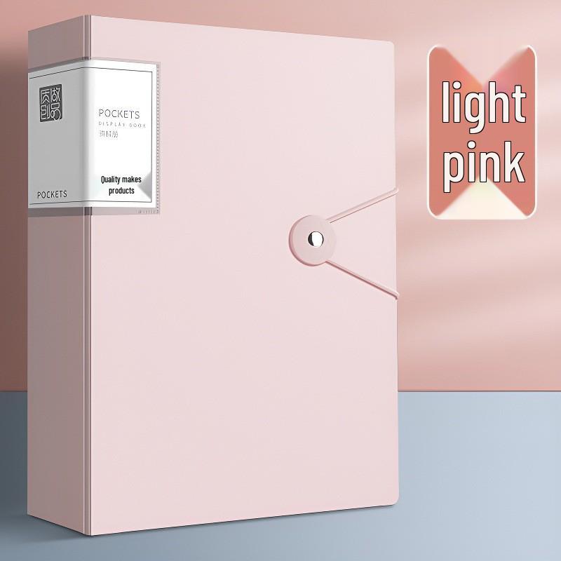 A4 Transparent Insert Pocket File for Office and Medical Record Organization