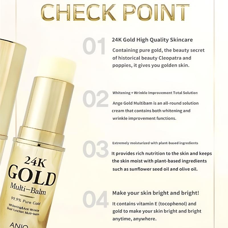 [Anjo] Professional 24K Gold Multi Balm 9g/1EA/1+1EA/1+1+1EA