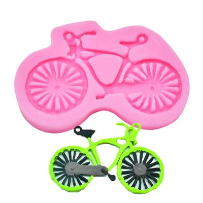 Cake Decorating Tools Bicycle Shape 3D Silicone Fondant Mould Cake Cupcake Mold Design Chocolate Mould Bake Ware