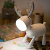 Usb Rechargeable Deer Led Night Lights Silicone Animal Cartoon Dimmable Desk Lamp For Children Kids Baby Gift Bedside Bedroom 1W