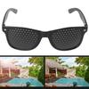 Vision Care Pinholes Glasses Eye Exercise Eyeglasses Eyesight Astigmatism Improve Black GZW