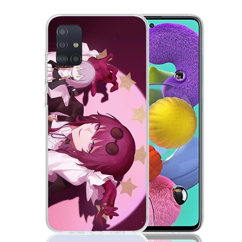 Honkai Star Rail Kafka Phone Case for Samsung Galaxy A52 A51 A50S A12 A22 A32 A72 A10S A30S A31 A71 Note 20 Ultra 10 Plus S10 Ga