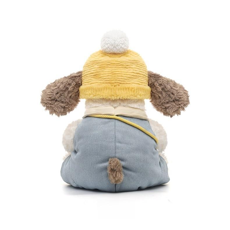Rubi Dog Plush Toy Cute Sitting Dog Doll With Pp Cotton For Kids Bedroom Decor