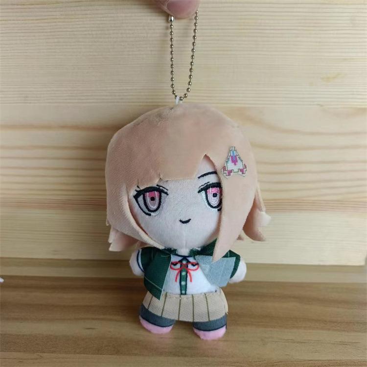 Anime Danganronpa Plush Toys Pendant V3 Dangan Ronpa Komaeda Nagito Hinata Hajime Enoshima Junko Plushie Doll Key Chains Gifts