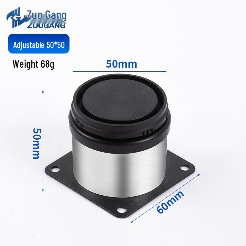 Thickened Stainless Steel Adjustable Cabinet Legs - Furniture, Sofa, Coffee Table Support Legs, Round Tube Design.