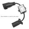 Plastic Car Connector US Vehicle 7 Way Blade Connector to European 13 Pin Round Connctor for Car and Truck Trailer Connector