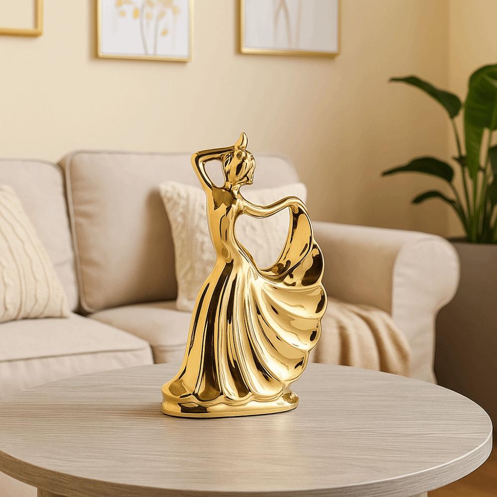 Model Dancing Lady Figurine Simulated Tabletop Art Figure  Festival Decor
