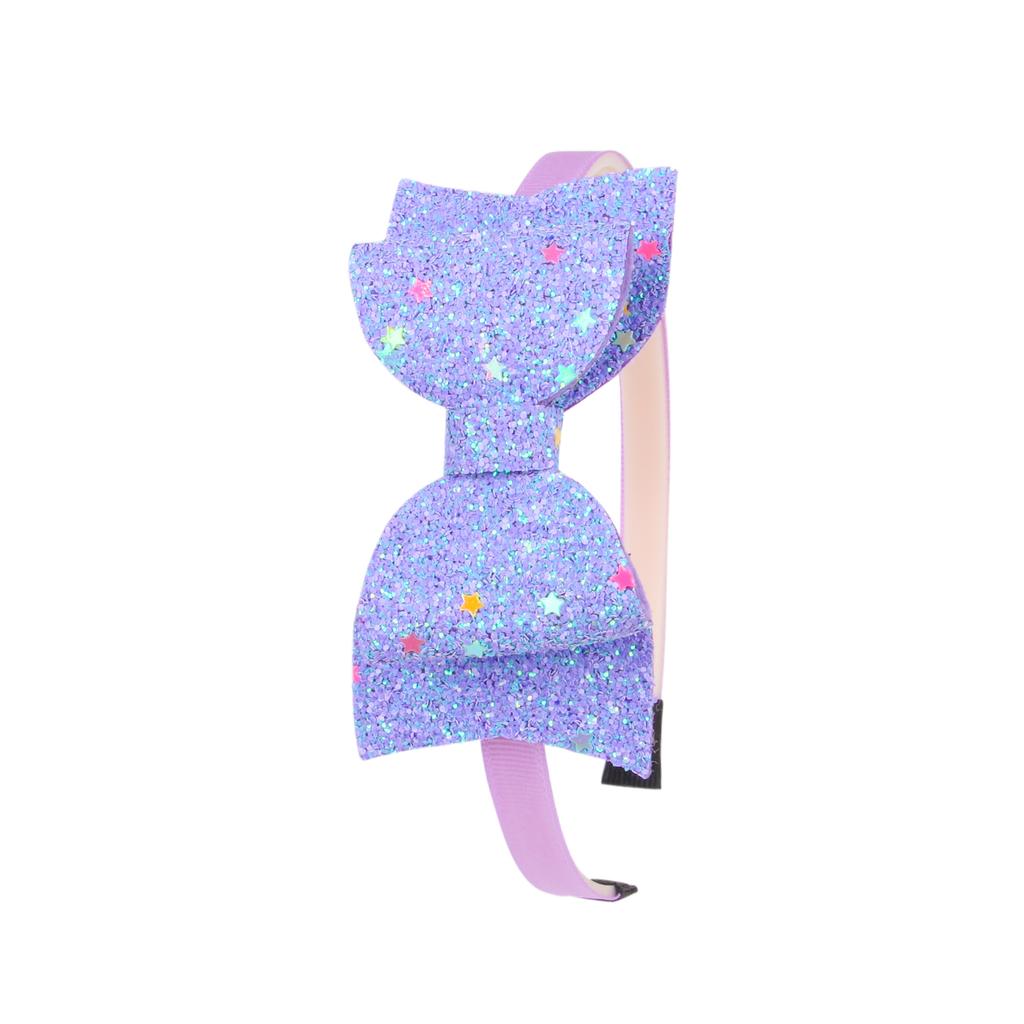Girls Glitter Hair Bows Headbands for Girls 3.5inch Sequin Bows Hairbands Kids Hairhoops Children Hair Accessories