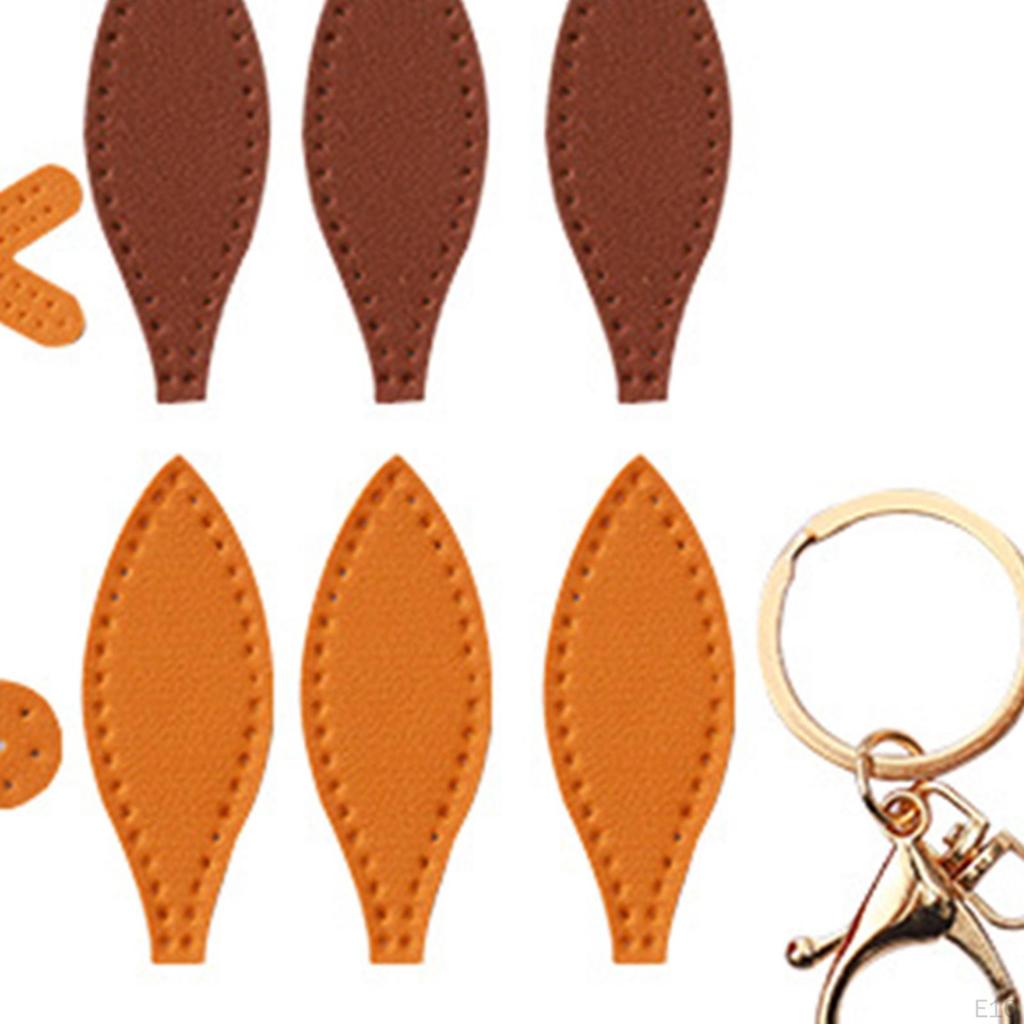 DIY Sewing Keychain Kit Bag Charm Making Party Favors Cute Keyring Colorful Air Balloon Pendant