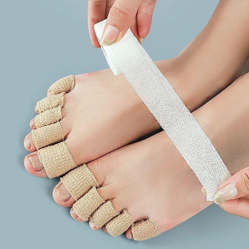 Flexible Self-adhesive Bandage Tape Breathable Toe and Heel Protector Cushion Strips  Finger Toe Elastic Bandage