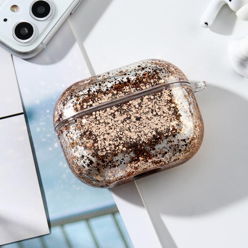Glitter Liquid Case for Airpods Pro Cover Dynamic Case for Apple