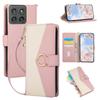 Portemonnaie-Hülle für Edge 60 Pro 5G - Leder/PU, Rosa, Mit Lanyard