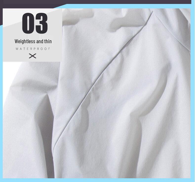 Unisex Summer Hooded Quick-Dry Windbreaker Jacket