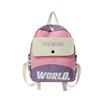 Kids Letter Small Travel Bag With Color Blocking Pattern For School And Outings
