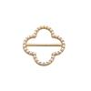 1pcs Temperament Rhinestone Clothes Corner Knot Buckles Women's Silk Scarf Clothes T-shirt Shirt Hem Knot Decorative Button