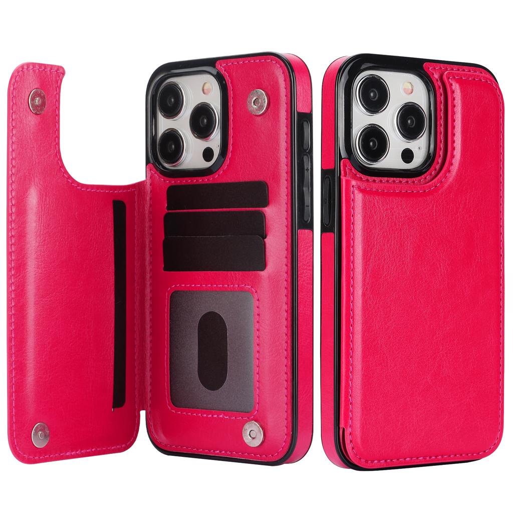 Flip PU Leather Phone Case for IPhone 13 12 Mini 17 Air 16E 16 15 Plus 14 11 Pro Max Wallet with Card Holder Shockproof Cover