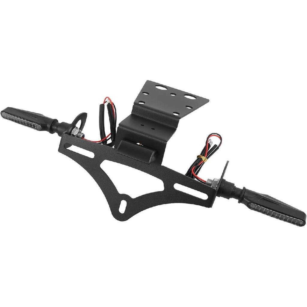 License Plate Holder Bracket with Turn Signal Light Motorcycle Tail Tidy Fender Eliminator Kit Replacement for Honda CBR650 2014 2015 2016 2017 2018