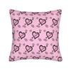 Black&Pink Colors Art Pillow Case Kawaii Pillow Cover Custom Pillowcases For Sofa Home Decor