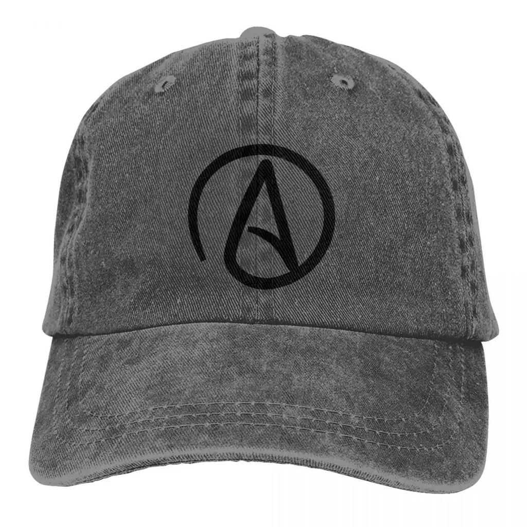 Atheist Atheism Baseball Cap Religious Belief Street Style Men Washed Hip Hop Hats Sunscreen Outdoor Sports Cap Present