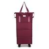 Extra Large Capacity Three-layer Extended Wet and Dry Clothes Moving with Wheel Storage Bag Can Be Used To Cover The Luggage Bag