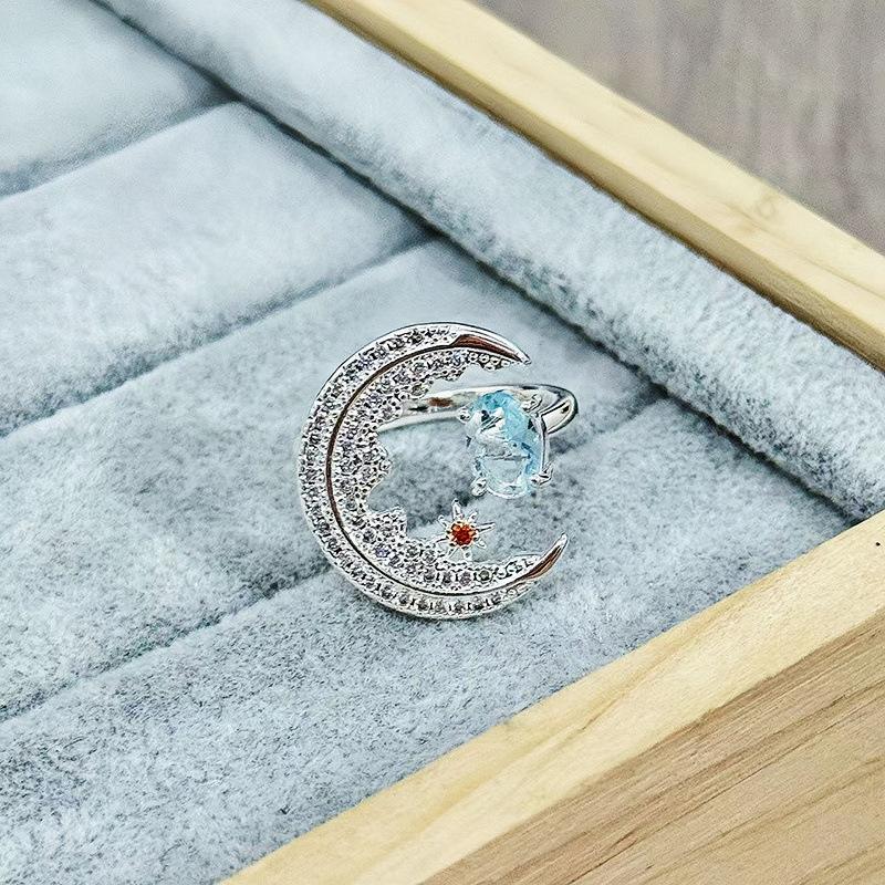 Purple Romantic~ Butterfly Sweet Cool Enamel Dripping Oil Zir*****Pening Ring Exquisite Stacking Temperament Ring Woman