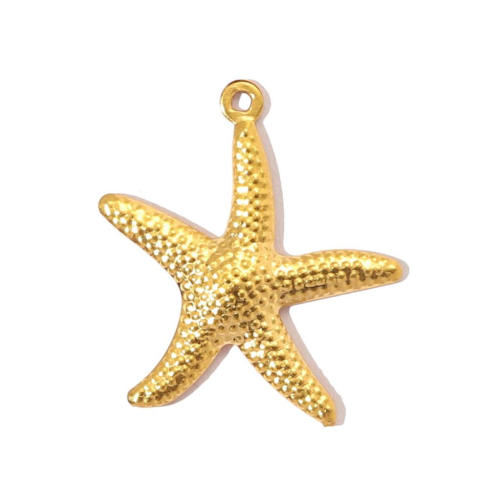 5pcs/Lot French Retro Stainless Steel Seahorse Starfish DIY Charms Women Turtle Elephant Dolphin Necklace Pendant Animal Jewelry