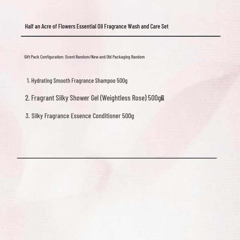 Little Dream Garden Essential Oil Fragrance Hair Care Gift Set