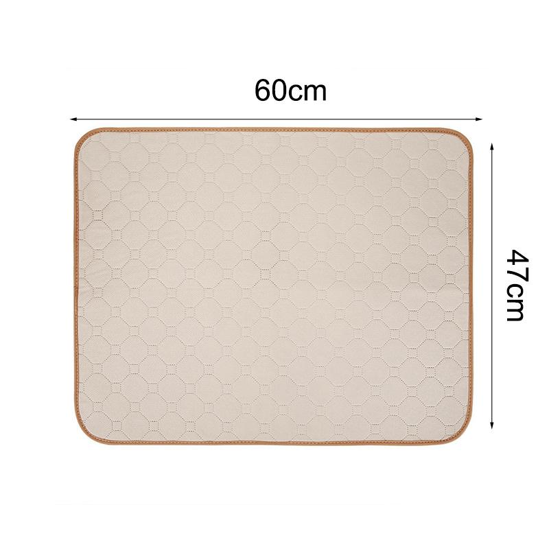 Wiederverwendbare Haustier-Pipi-Unterlage Maschinenwaschbar Rutschfest & Saugfähig Töpfchentrainingsmatte