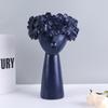 Nordic Style Home Decoration Girl Vase Decoration Cute Human Head Decoration Resin Crafts Living Room Flower Arrangement