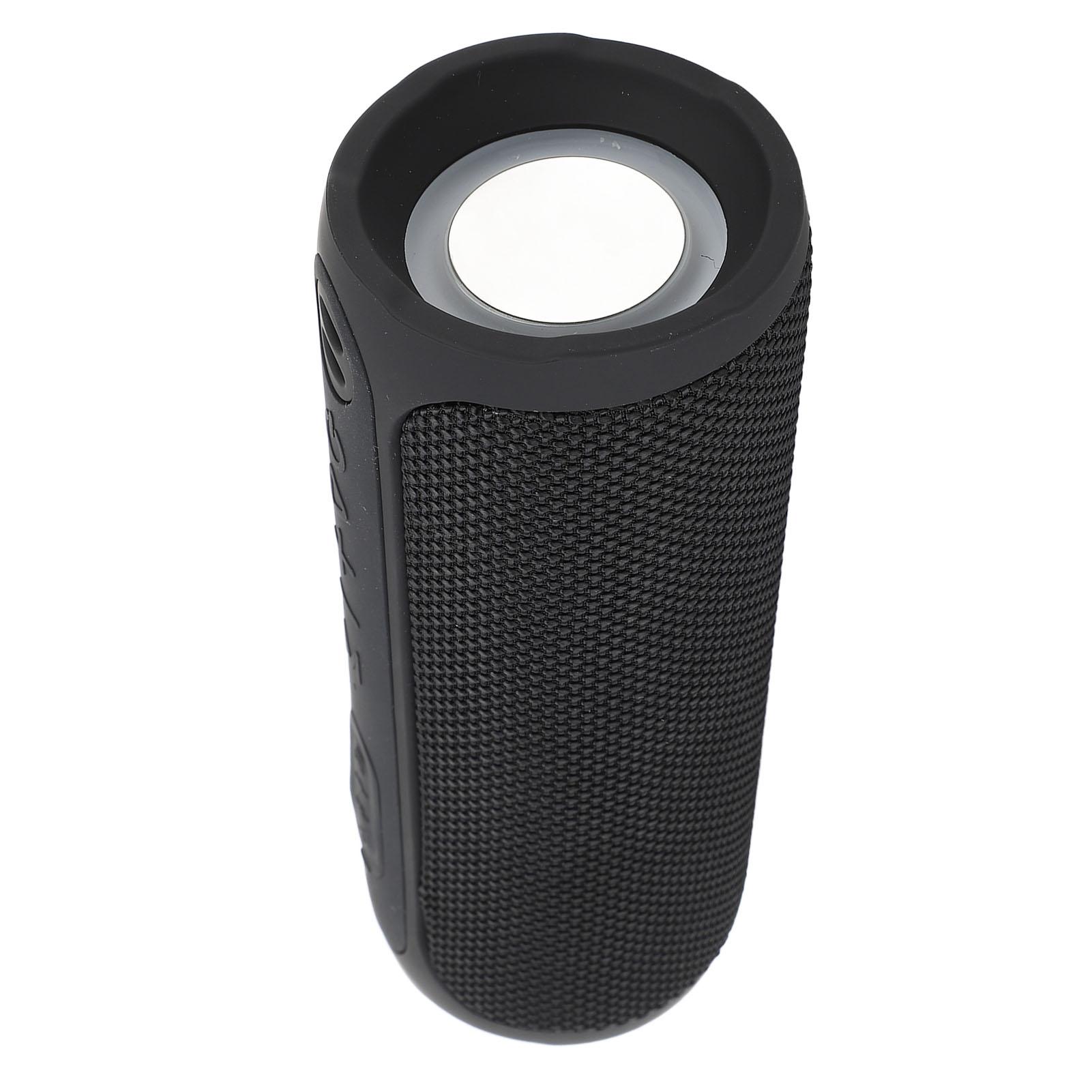 

Bluetooth-динамик, черный, портативный, глубокий бас, 2000 мАч, 32,8 фута, с цветной подсветкой, беспроводной динамик для