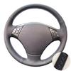 For BMW 3 Series E90 E91 2005-2011 X1 E84 2010-2013 Perforated Leather Hand-stitched Car Steering Wheel Cover Protective Trim