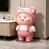 Large Capacity Cartoon Piggy Bank Decorative Figurine Living Room Saving Money Only In Not Out