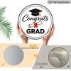 2D Flat Aluminum Graduation-themed Wall Decorations, Available in Various Sizes, Featuring A Minimalist Black and White Style A Perfect Choice for
