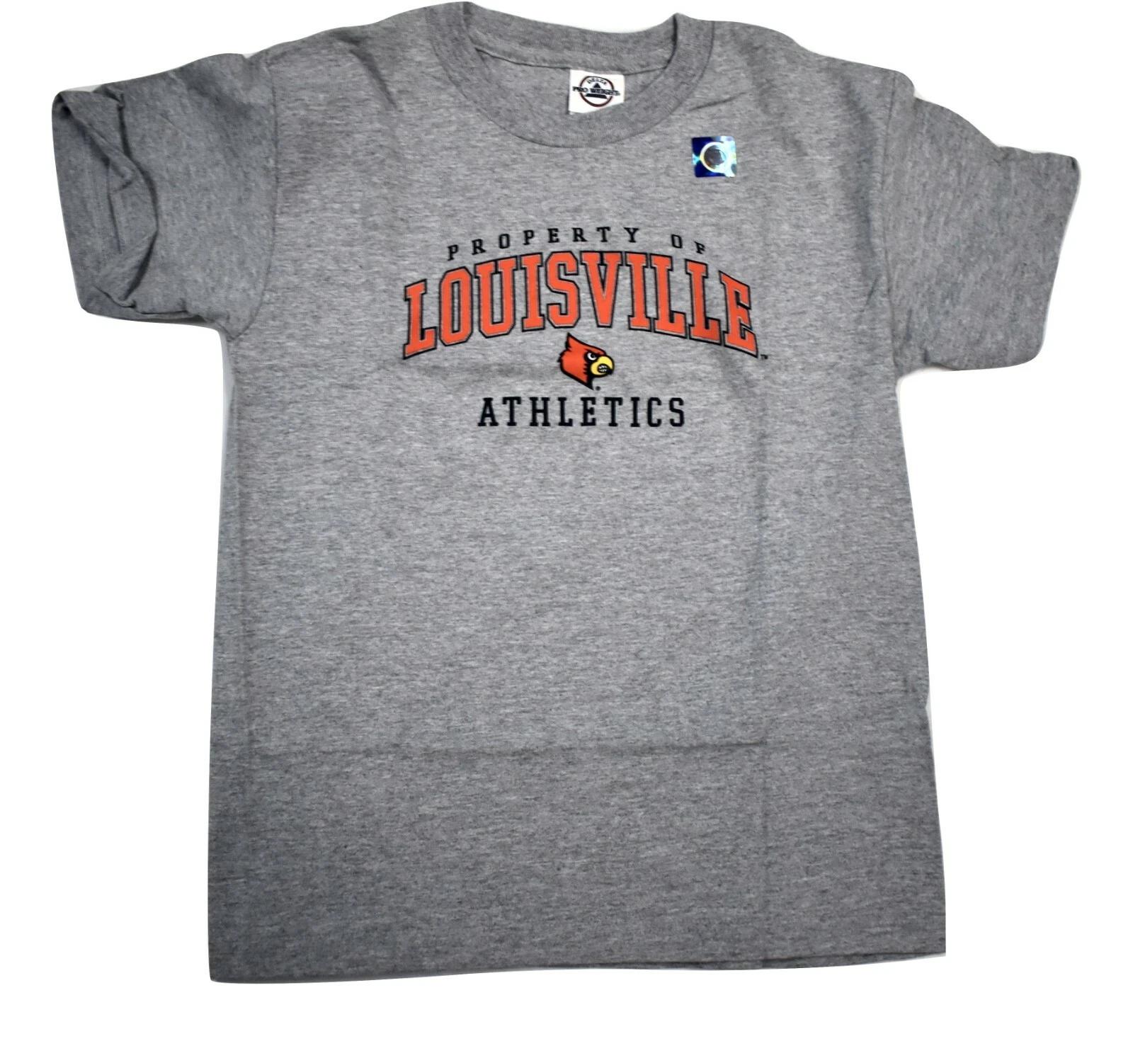 NCAA Youth Property of Louisville Cardinals Athletics Shirt New S, M, L L