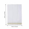 50 Piece Dust-free Paper Disposable Table Napkin Striped Print Soft Table Towel Biodegradable Disposable Serviette
