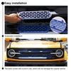 6 Pack Front Grille Mesh erts Trim Cover For Ford Bronco 2/4 Door Blue +