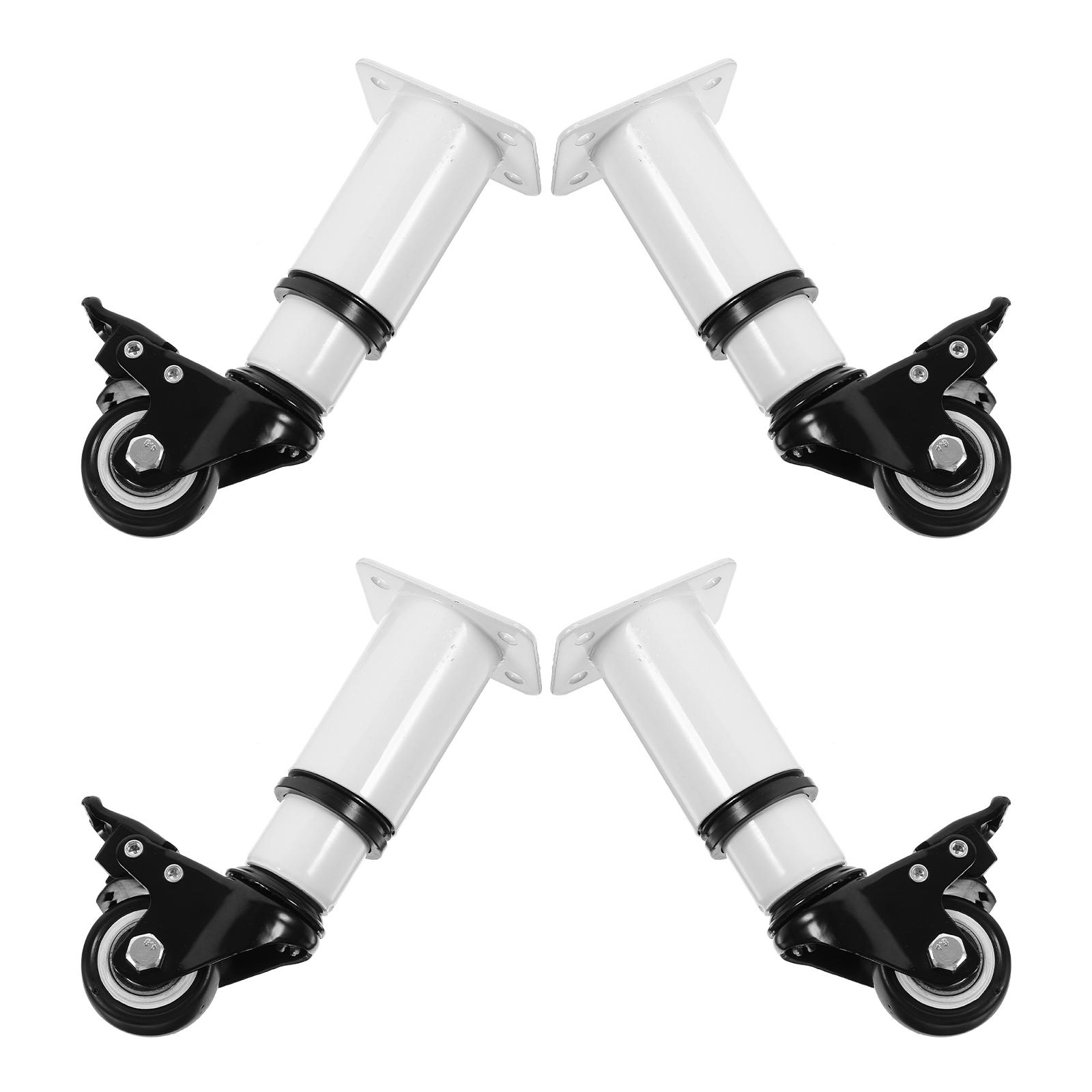 

4pcs Adjustable Table Leg With Caster Wheel Cabinet Leg Furniture Leg Table Wheel