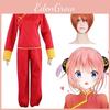 Atmungsaktives und stilvolles Gintama Kagura Cosplay Kostüm Outfit Perfekt für Mottopartys