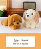 Golden Retriever Puppy Plush Toy in Lying Pose - Adorable and Soothing Companion Doll
