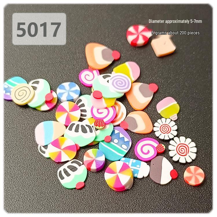 Yaleduo DIY Fruit Polymer Clay Slices for Slime, Crafts, and Nail Art Decor
