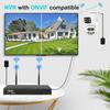 New EU Outdoor Wireless Security IP Camera 4K 8MP HD Dual Lens External Wifi PTZ Camera Auto Tracking Street Surveillance Camera ICsee App